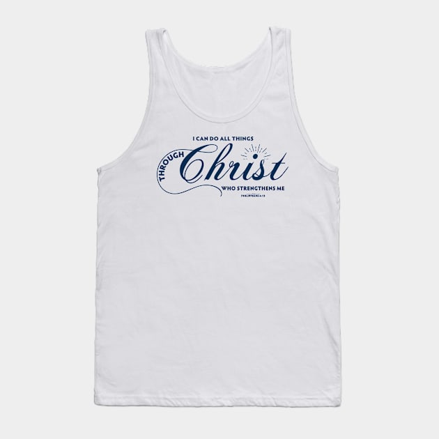 Philippians 4:13 Tank Top by The Lucid Frog